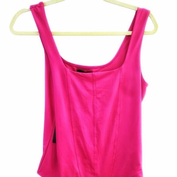 House of Harlow Berry Pink Bodysuit Size Large NWT - Picture 2 of 5